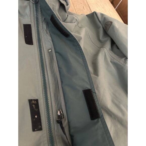 VTG Nike ACG Outer Layer 3 Snowboard/Ski Parka Jacket Mens M Green 90s Y2K - Picture 11 of 16